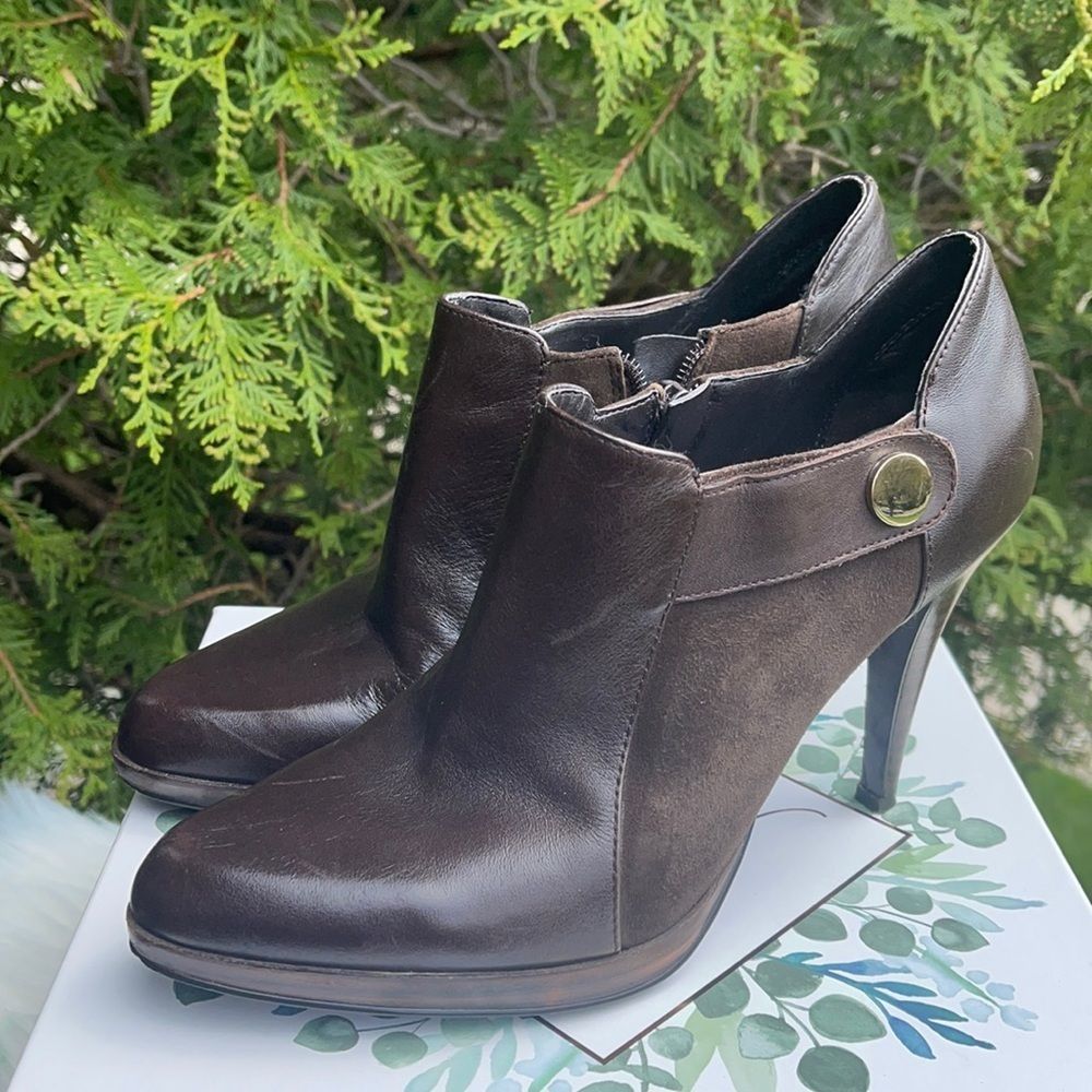 Bandolino Brown Leather Ankle Boot